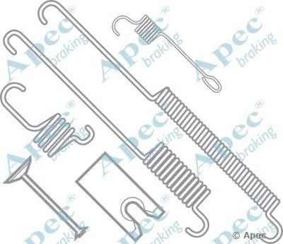 APEC BRAKING kit781 -  Комплектующие, тормозная колодка